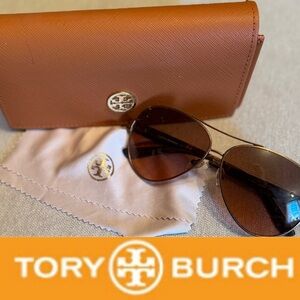 Tory Burch Aviator Sunglasses TY6031